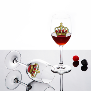 Customized UV Printing 11 oz/17 oz 1 Pair of Red Wine Glasses