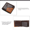 GUBINTU Genuine Leather Men Wallets Coin Pocket Zipper Real Men's Leather Wallet with Coin High Quality Male Purse cartera 21