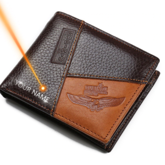 GUBINTU Genuine Leather Men Wallets Coin Pocket Zipper Real Men's Leather Wallet with Coin High Quality Male Purse cartera