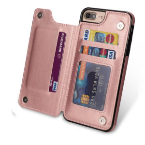 Phone Case Wallet PU Leather iPhone Cover