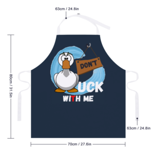 Duck Meme Apron With an Adjustable Strap