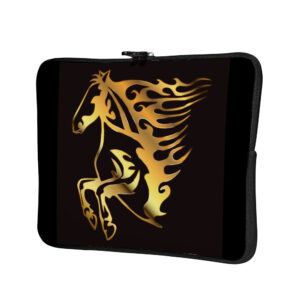 Golden Horse Laptop Sleeve Multiple Sizes