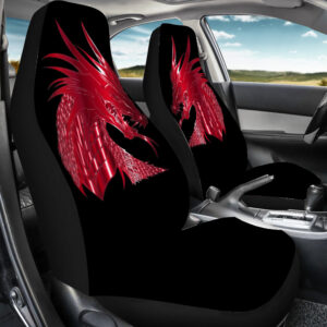 Red Dragon Front Seat Covers For Cars