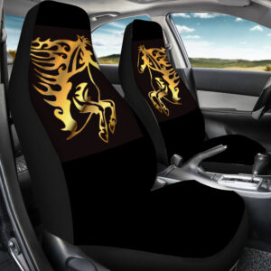 Golden Horse Front Seat Covers For Cars
