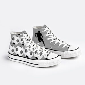 Super Cool High Top Soccer Canvas Shoes